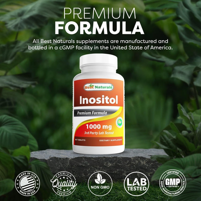 Inositol 1000 mg (60 tabs), Best Naturals
