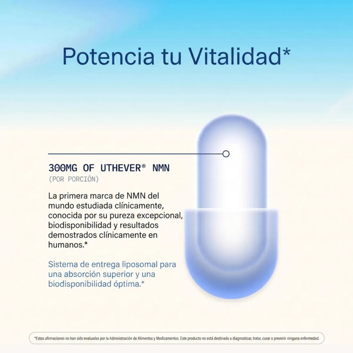 Energía Celular NMN Pro™ Liposomal 300 mg (60 caps), ProHealth