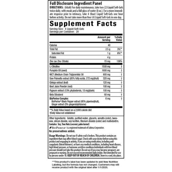 EX Salud de Prostata, Prosta-Strong ROJO (80 softgels), Irwin Naturals