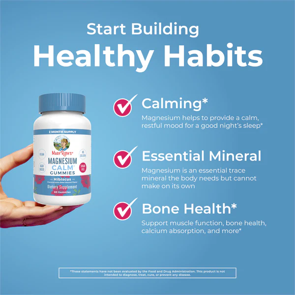 Magnesio (60 gomitas), Mary Ruth´s