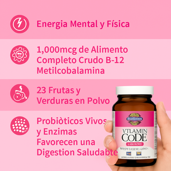 Vitamina B-12 1000 mcg Vitamin Code® (30 veg caps), Garden of Life