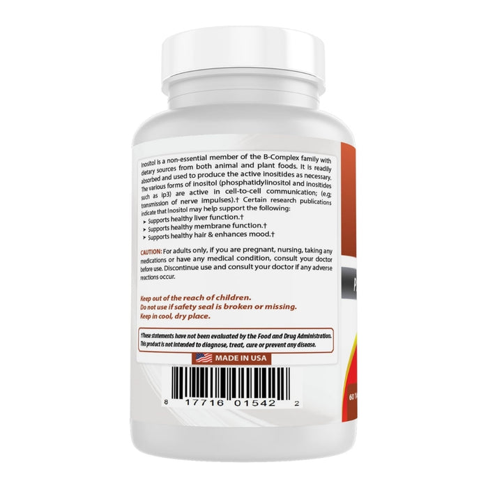 Inositol 1000 mg (60 tabs), Best Naturals