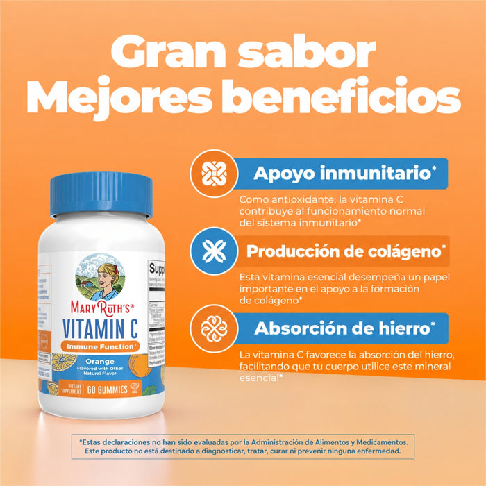 KIT #14 Inmunidad + Omega-3 + Vitamina C, MaryRuth's