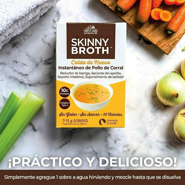 Caldo de Pollo Instantáneo Country Farms® (105 g), Windmill