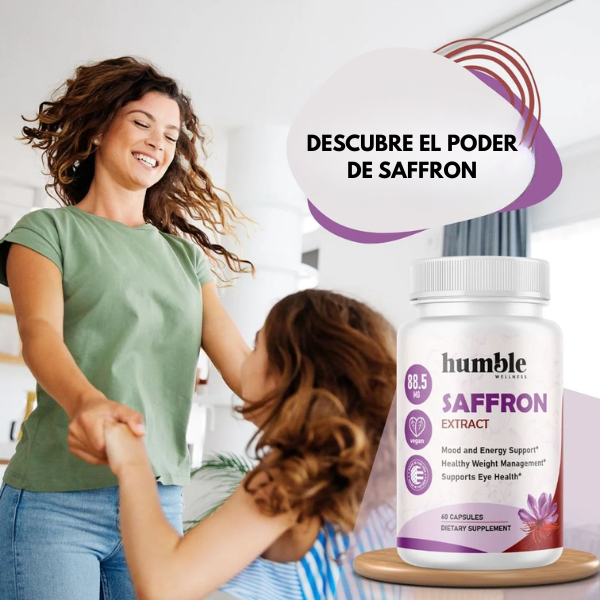 Extracto de Azafrán, Saffaron Extract (60 caps), Humble