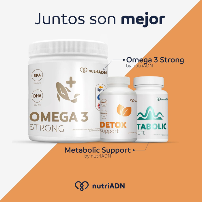 Desintoxicación, Detox Support (120 caps), NutriADN