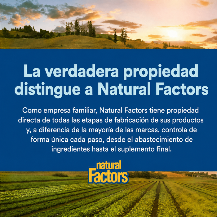 Advanced Eye Factors® w/ 7.5 mg Luteina, Apoyo Vista (60 caps), Natural Factors