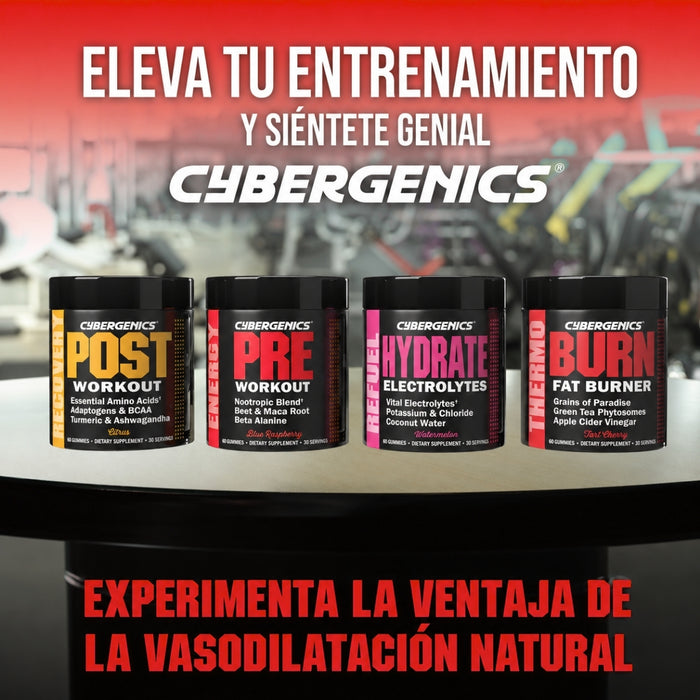 Quemador de Grasa Sabor Cereza Cybergenics® (60 gomitas), Windmill