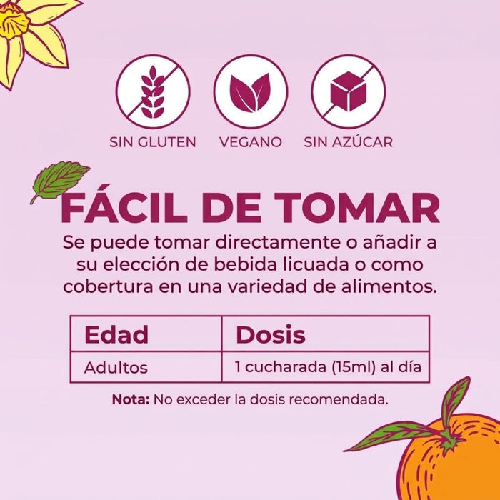 Multivitaminico Liposomal Prenatal y Postnatal Sabor Naranja Vainilla, Liposomal 450 ml (15.22 fl oz), Mary Ruth's