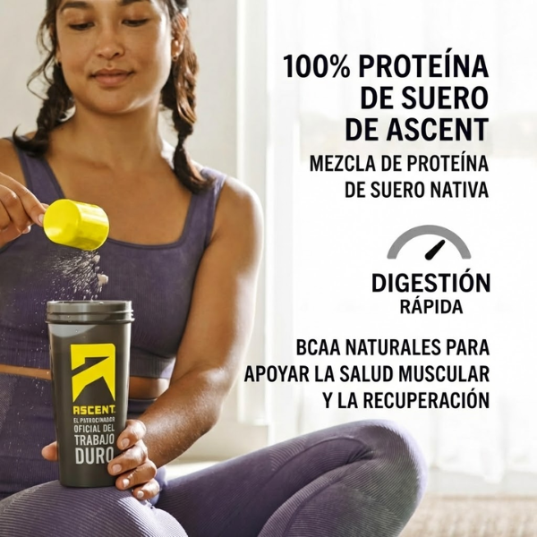 Proteína de Whey Sabor Chocolate con Menta (27.3 oz 775 g), Ascent