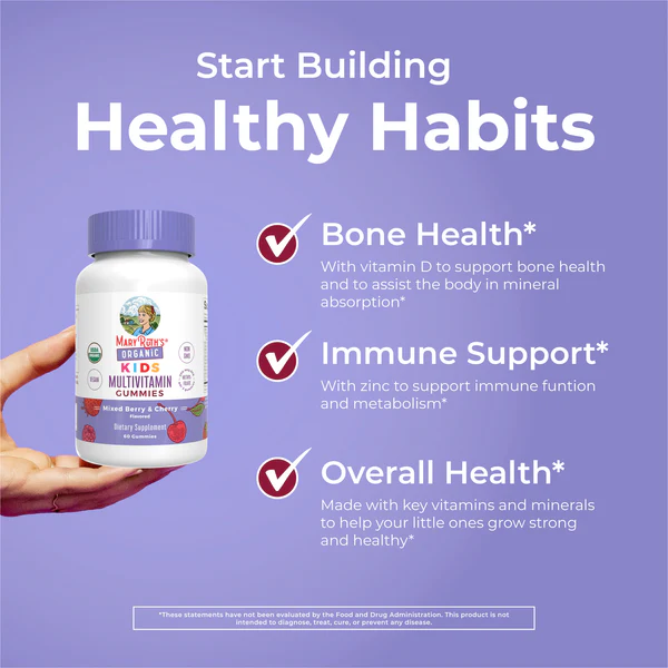 Multivitaminico Organico Para Niños (60 gomitas), Mary Ruth´s
