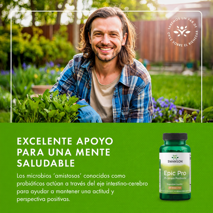 Swanson Epic Pro Probiotic 25 Strains (30 VCaps)/ 25 Strain probiotic