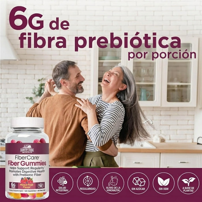 Probiótico con Fibra Sabor Frutal Country Farms® (120 gomitas), Windmill