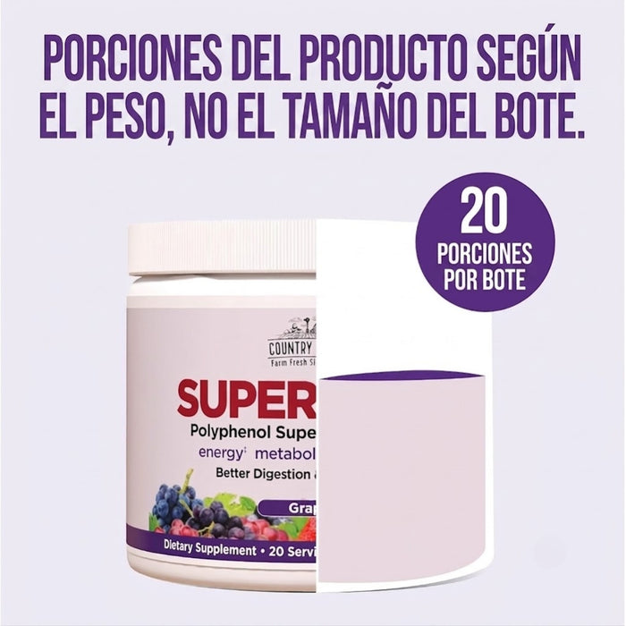 Apoyo Inmunológico Super Reds Sabor Uva Country Farms® (200 g), Windmill