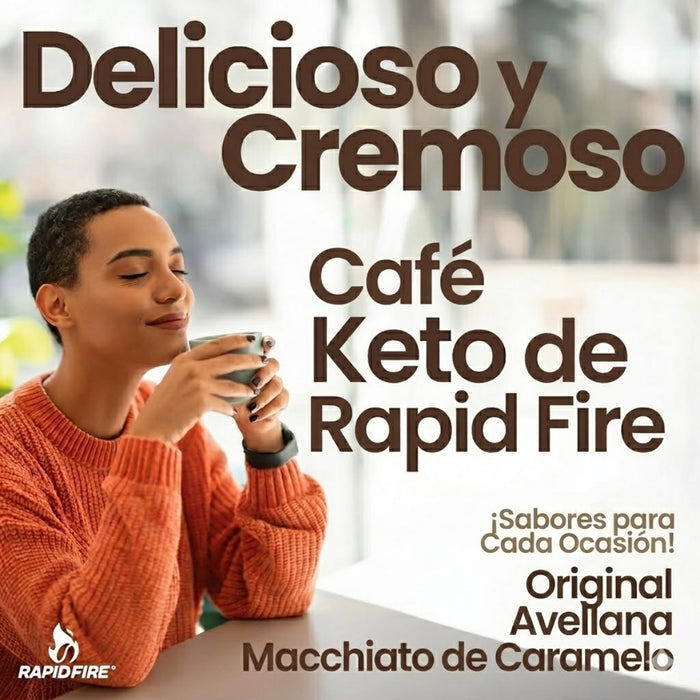 Café KETO Sabor Avellana Rapid Fire® (225 g), Windmill