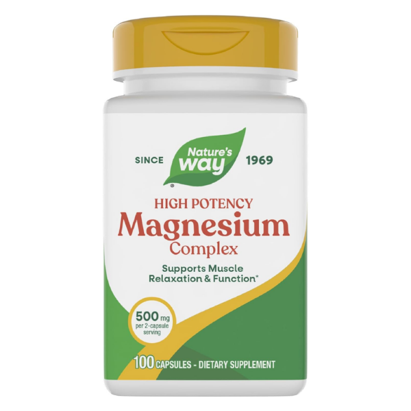 Complejo de Magnesio 500 mg (100 caps), Nature's Way