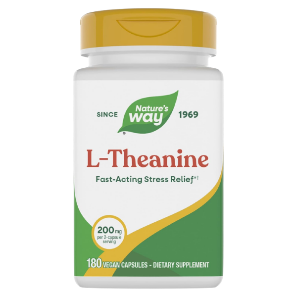 L-Teanina 200mg (60 veg caps), Nature's Way
