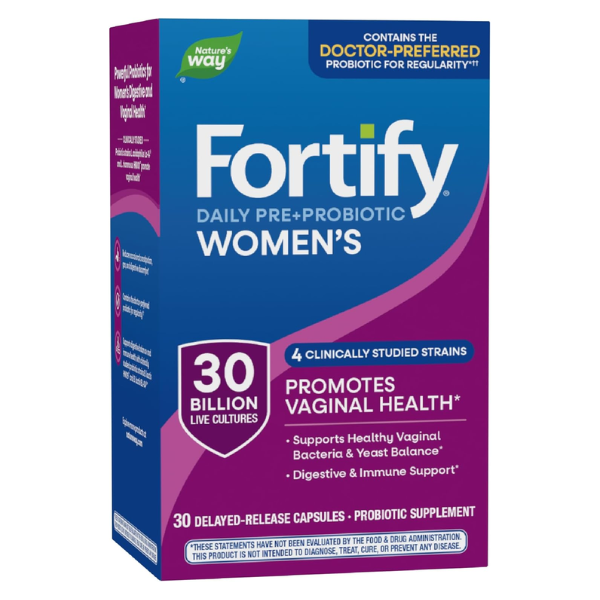 Probiótico Diario para Mujeres 30 Billion Fortify® (30 caps), Nature's Way