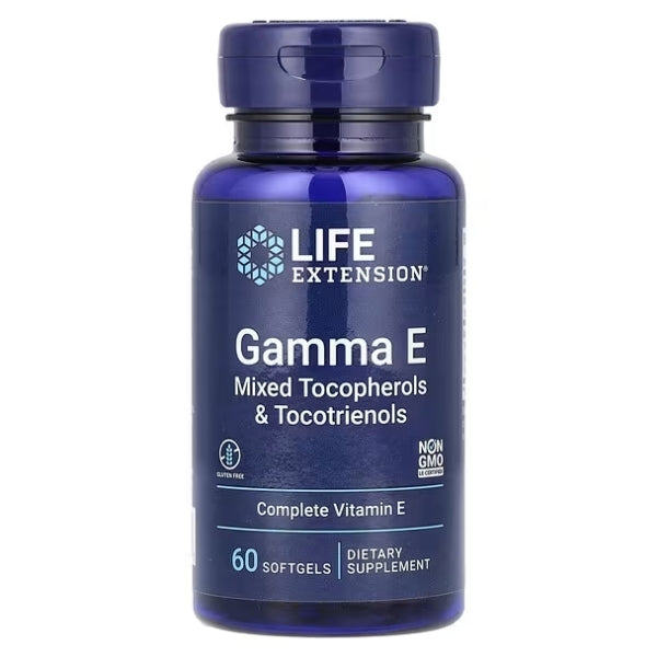 Gama E con Mix de Tocoferoles y Tocotrienoles (60 softgels), Life Extension