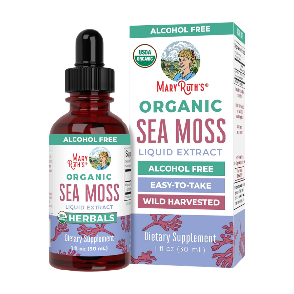 Musgo Marino Orgánico, Liquido 30 ml (1 fl oz), MaryRuth's