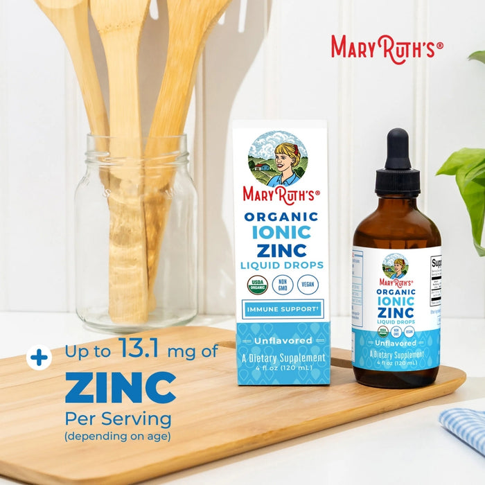 Zinc Ionico, Liquido 120 ml (4 fl oz), Mary Ruth's