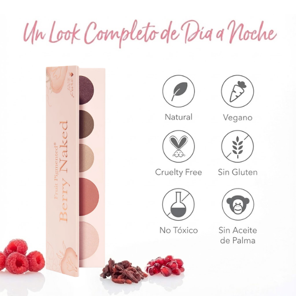Paleta de Maquillaje Fruit Pigmented® Berry Naked, 100% Pure