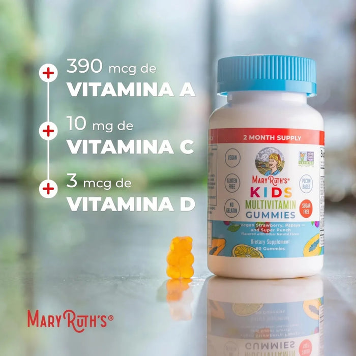 Multivitaminico para Niños (60 gomitas), Mary Ruth´s