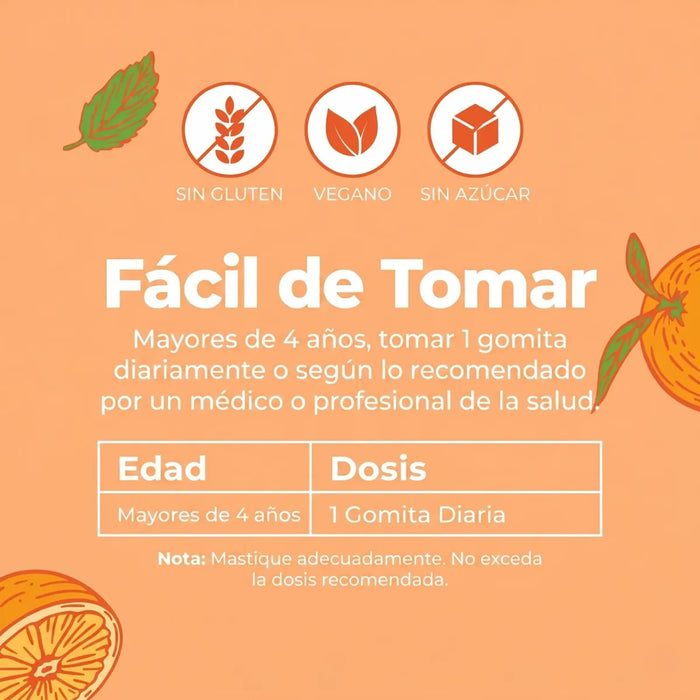 Omega-3 Vegano Para Niños (60 gomitas), Mary Ruth´s
