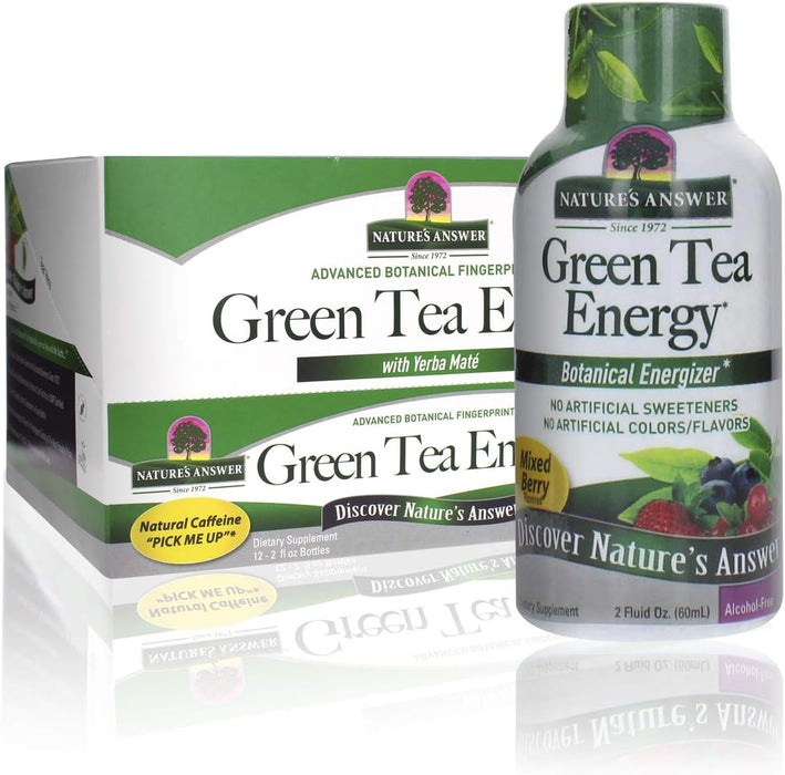 Shot Energético de Te Verde (2 oz 60 ml), Nature's Answer