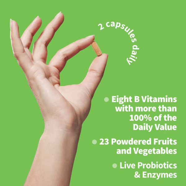 Complejo B Alta Potencia Vitamin Code® (60 veg caps), Garden of Life