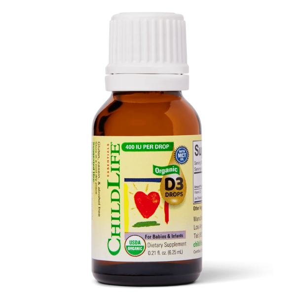 Vitamina D3 Orgánica para Bebés e Infantes, Líquida (0.21 fl oz 6.25 ml) Child Life