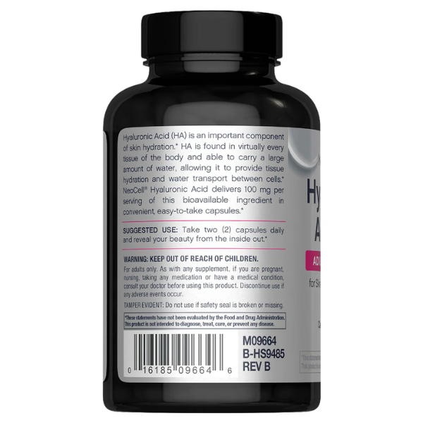 Acido Hialuronico, Formula Avanzada 100 mg (60 caps), NEOCELL