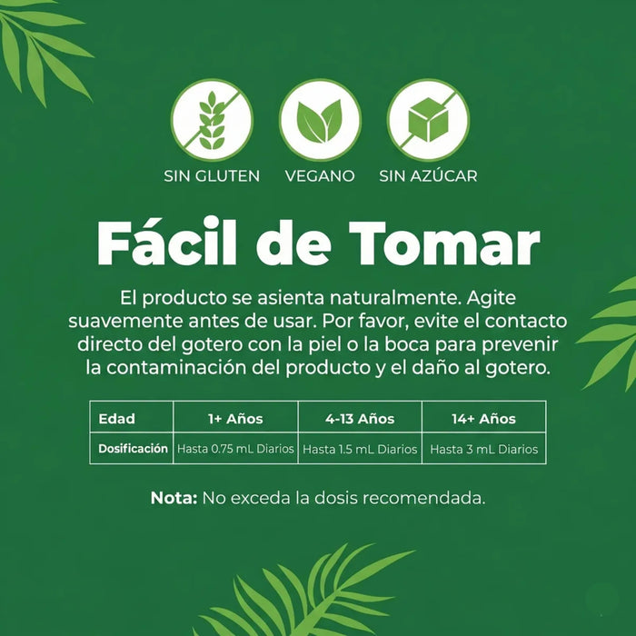 Probiótico Orgánico Líquido para la Salud Intestinal (60 ml / 2 fl oz) | Mary Ruth's