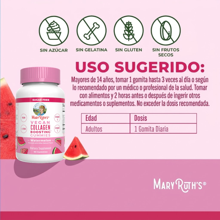 Collagen Boosting gummies (new formula) 90gm Mary Ruths