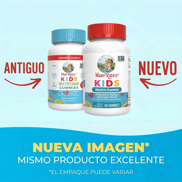 Multivitaminico para Niños (60 gomitas), Mary Ruth´s