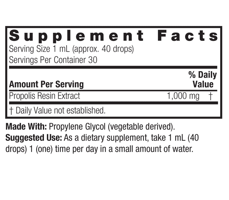 Extracto Liquido de Propóleo 1000 mg (1 fl oz 30 ml), Nature's Answer