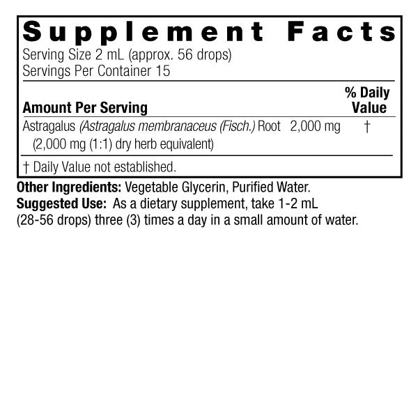 Raíz de Astrágalo 2000 mg (1 fl oz 30 ml), Nature's Answer