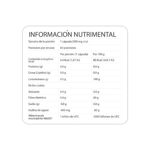 Apoyo a la Microbiota, Akkermansia Support (60 caps), NutriADN