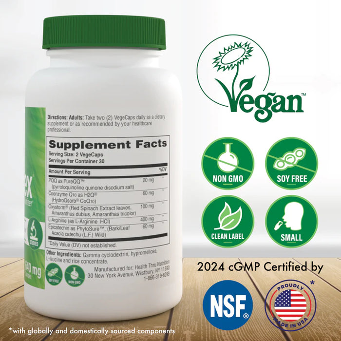 CC Energía Celular y Circulación, CelluRex 640 mg (60 caps), Health Thru Nutrition