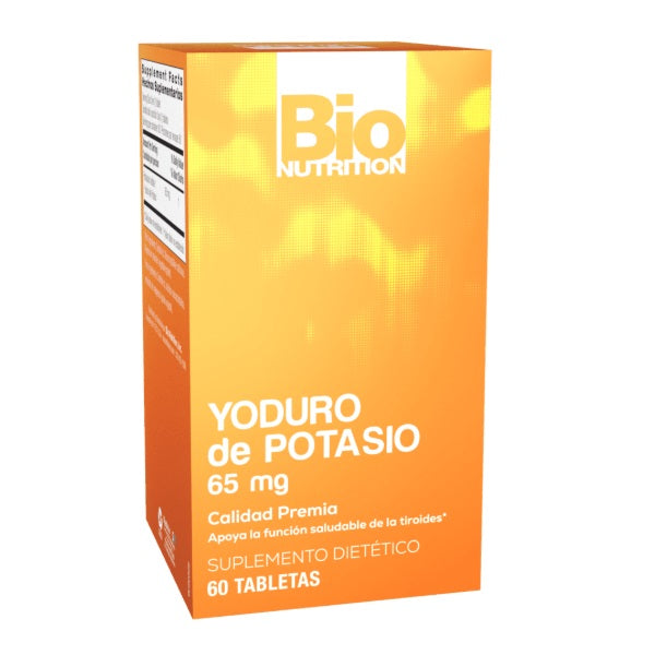 Yoduro De Potasio 65 mg (60 Tabletas), Bio Nutrition