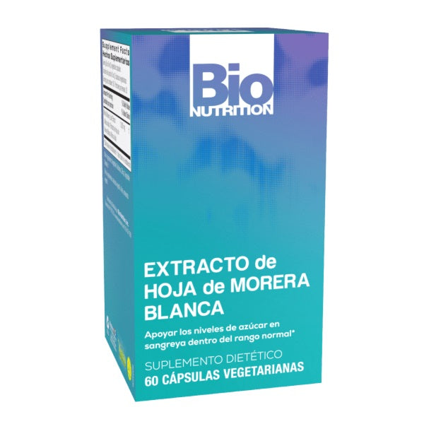 Extracto De Hoja De Morera Blanca 1000 mg (60 Capsulas), Bio Nutrition