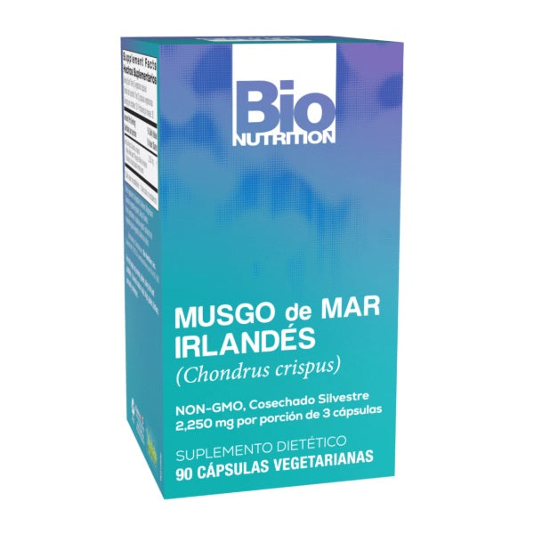 Musgo Marino Irlandes 2,250 Mg (90 Capsulas), Bio Nutrition