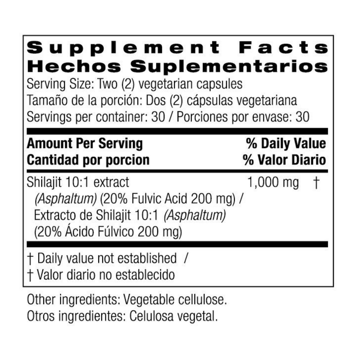 Shilajit 1000 mg (60 caps), Bio Nutrition