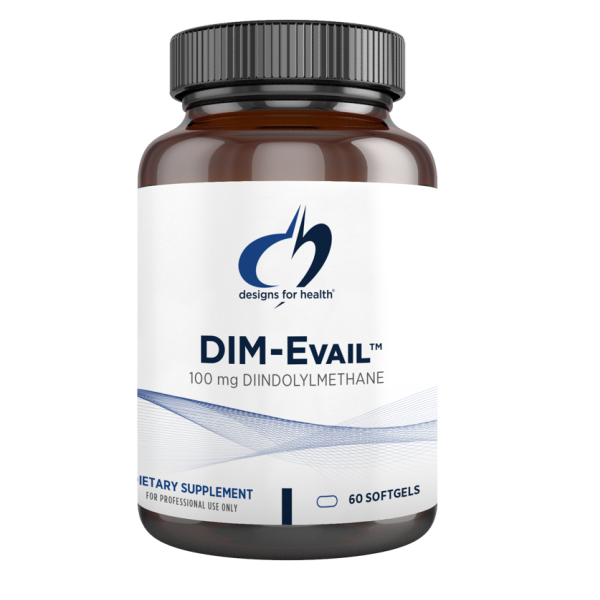 Equilibrio de Estrógenos DIM-Evail™ 100 mg (60 softgels), Designs for Health