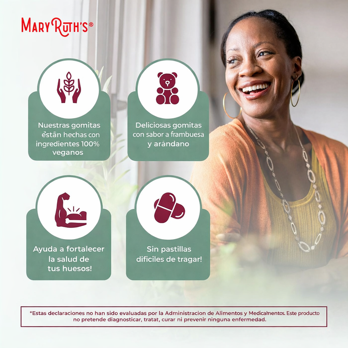 Multivitaminico Organico para Mujeres Sabor Cereza y Frambuesa (60 gomitas), Mary Ruth's