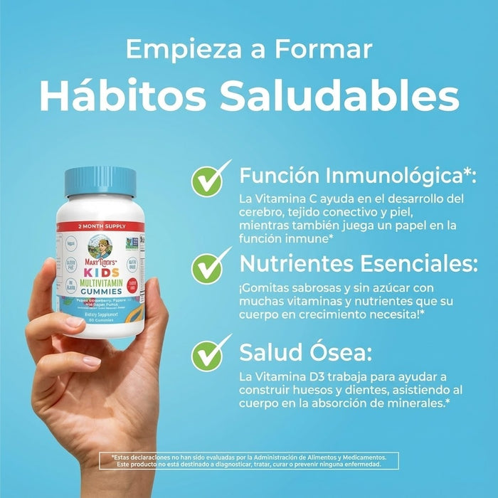 Multivitaminico para Niños (60 gomitas), Mary Ruth´s
