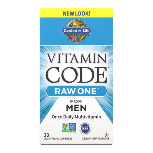 Multivitaminico para Hombres (30 veg caps), Garden of Life