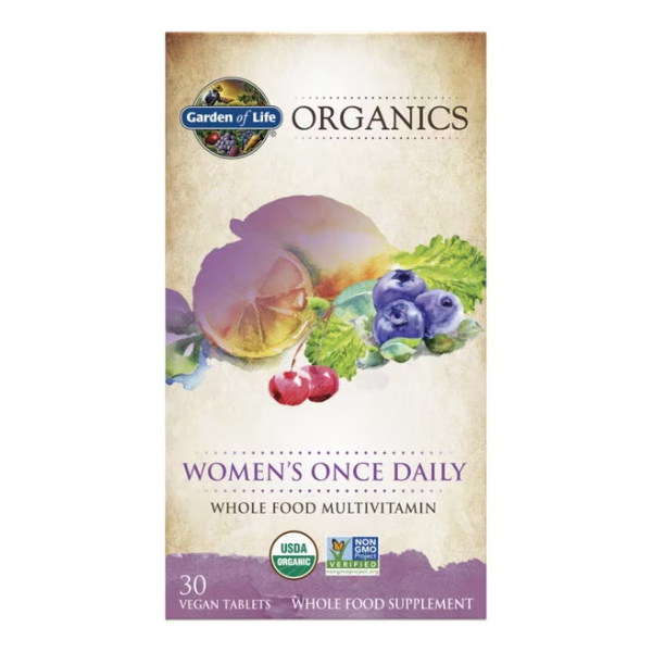 Multivitaminico Organico para Mujeres (30 veg tabs), Garden of Life