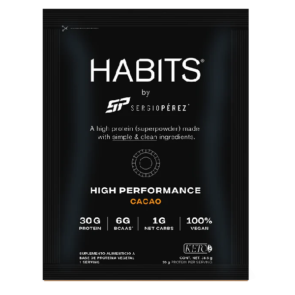 Proteína de Alto Rendimiento Sabor Cacao 15 Pack (38.5 g), Habits