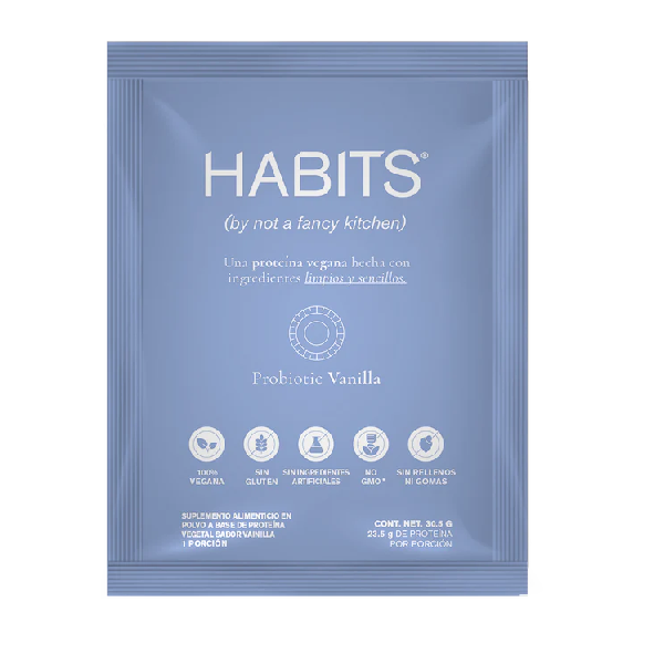 Proteína Probiótica Sabor Vainilla 16 Pack (30.5 g), Habits